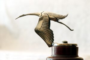 F.Bazin Cigogne mascotte